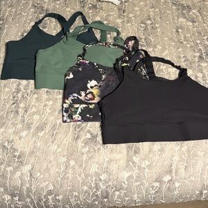 Old Navy Women's Bras in Black, Green, and Floral